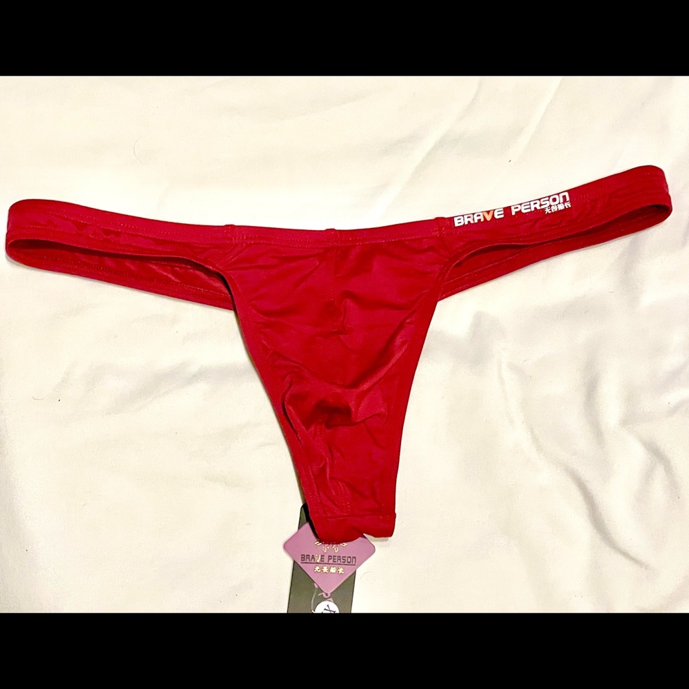 Men’s Brave Person Thong ___ Size XL